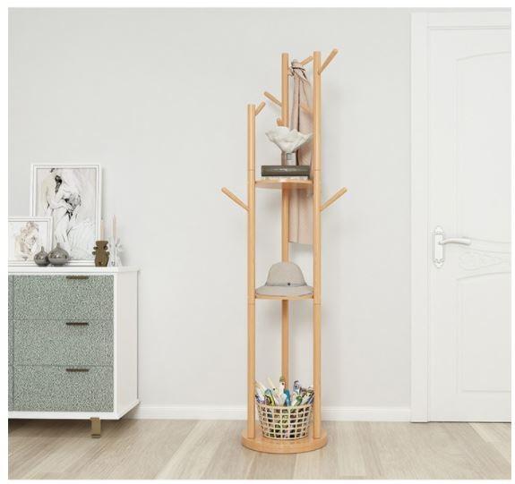 Modern Multipurpose Display Rack Wood Shelf
