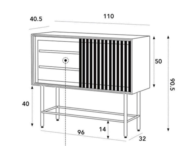 Wood Storage Sideboard