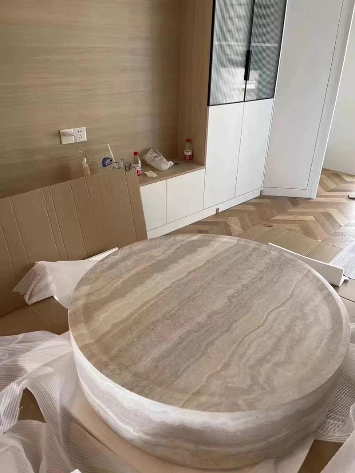 Round Stone Coffee Table