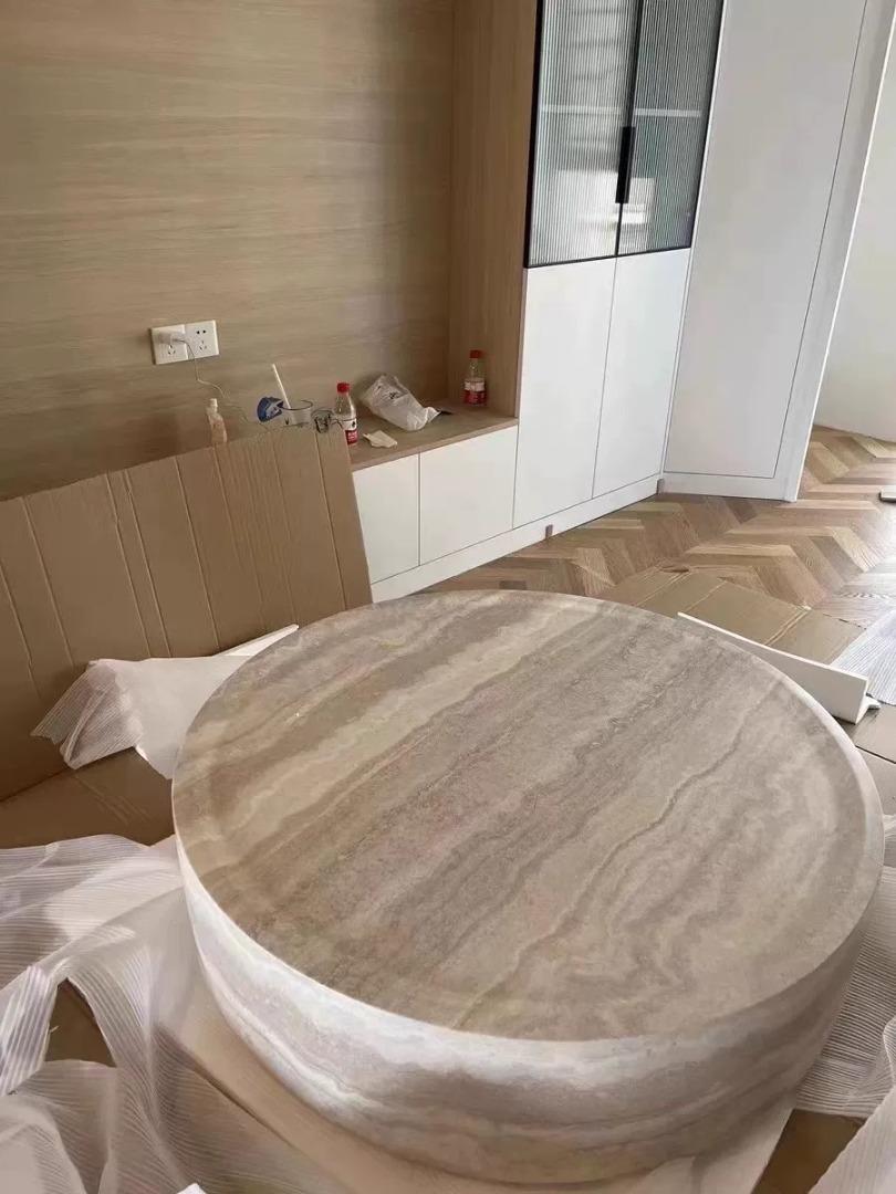 Round Stone Coffee Table