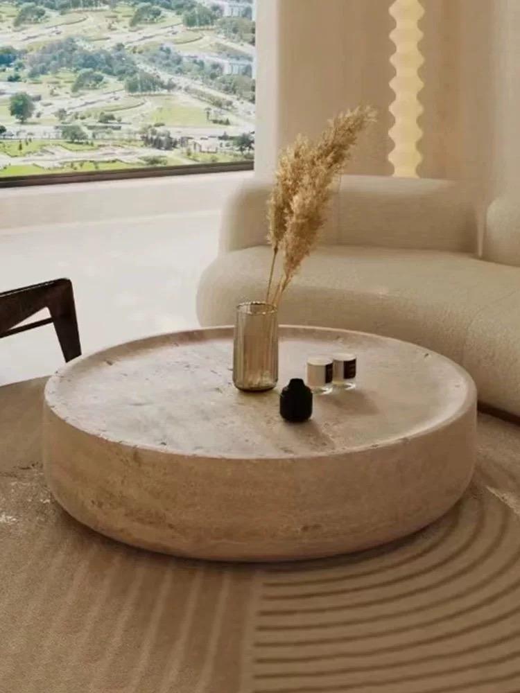 Round Stone Coffee Table
