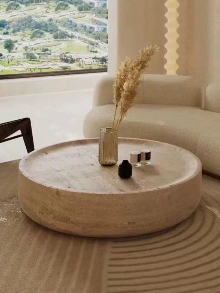 Round Stone Coffee Table