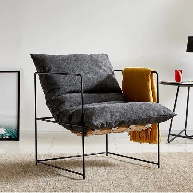 Wide Tufted Armchair