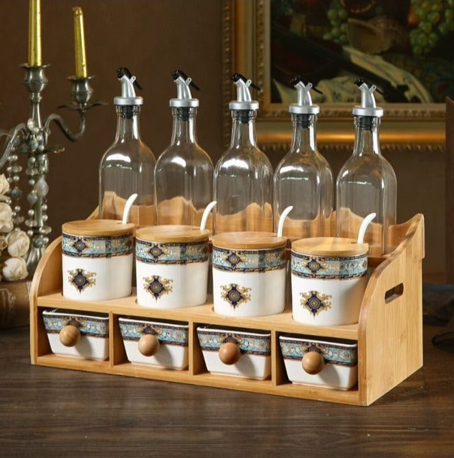 Royal Floral Kitchen Canister Set