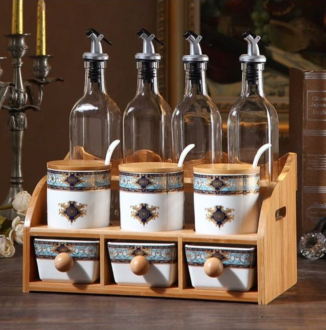 Royal Floral Kitchen Canister Set