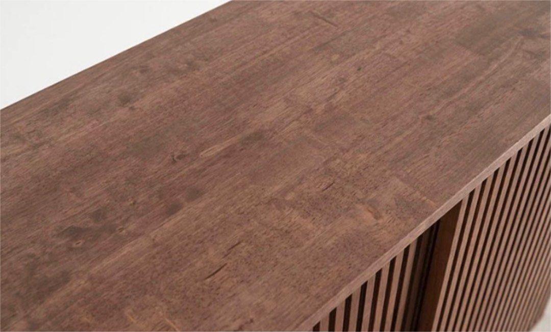 Rustic Wood TV Console