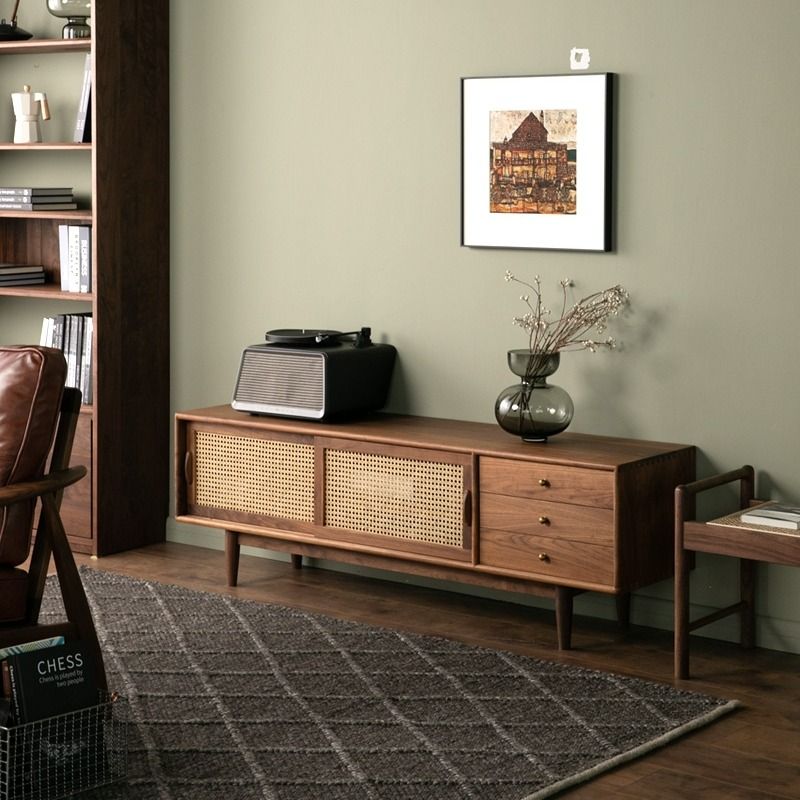 Rattan TV Stand