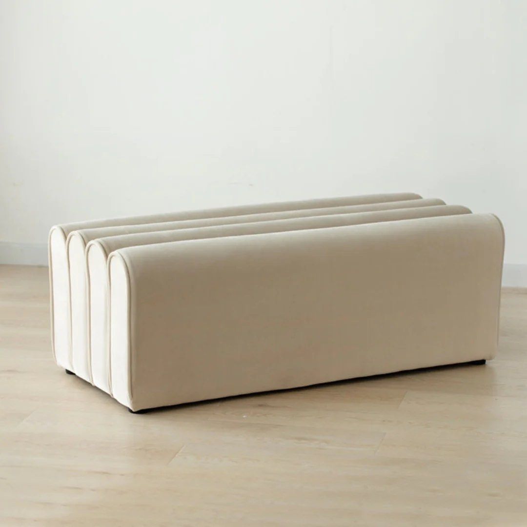 Creative Upholstered Bench & Ottoman