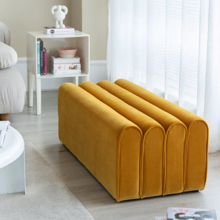 Creative Upholstered Bench & Ottoman