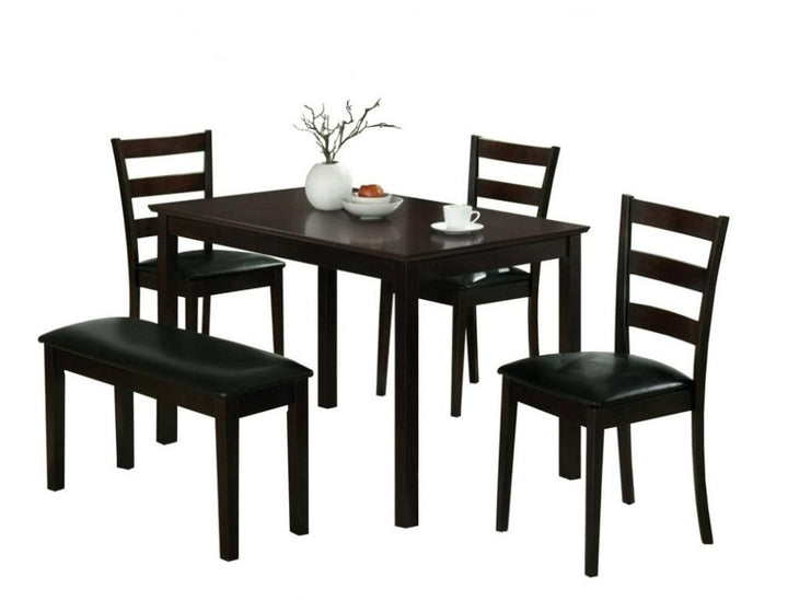 Dining Table Set (1 Table + 3 Chairs + 1 Bench)