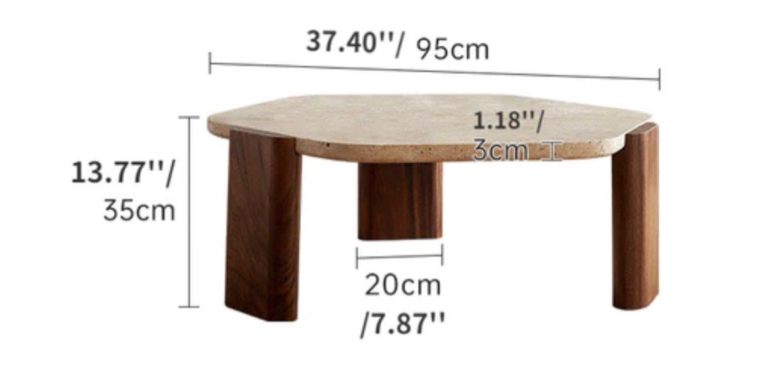 Travertin Coffee Table