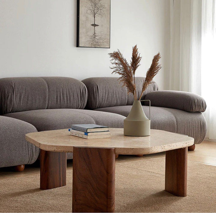 Travertin Coffee Table
