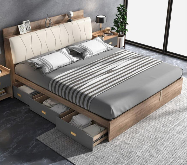 Wooden Storage Bedframe