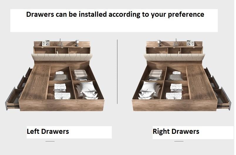 Wooden Storage Bedframe