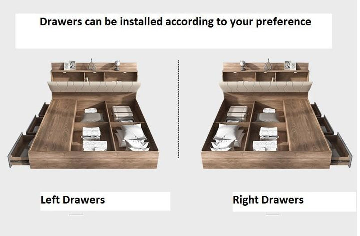 Wooden Storage Bedframe