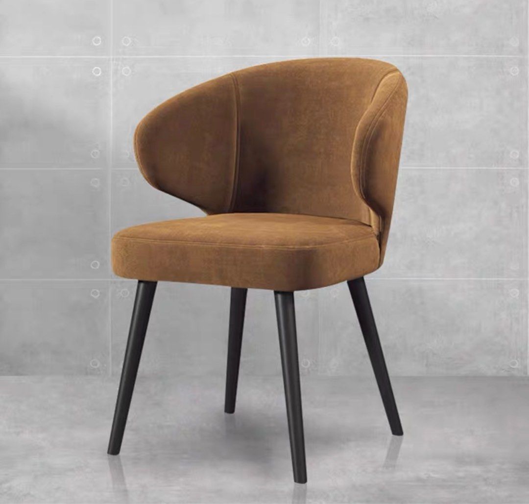 Modern Velvet Dining Chai
