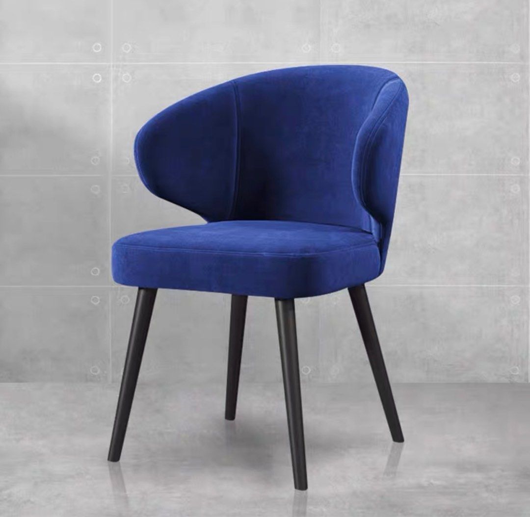 Modern Velvet Dining Chai