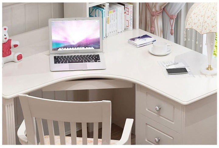 SHEEN Corner Desk Study Table and Bookcase