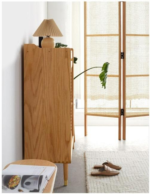 2 Door Shoe Cabinet with Drawers