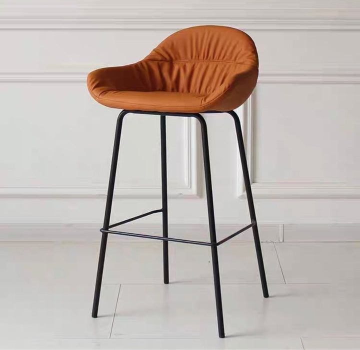 Modern Leather Bar Stool
