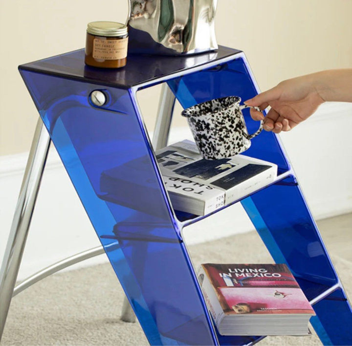 Acrylic Ladder Side Table