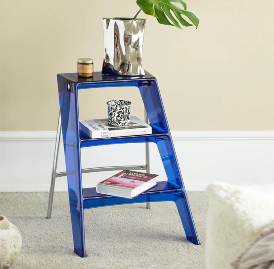 Acrylic Ladder Side Table