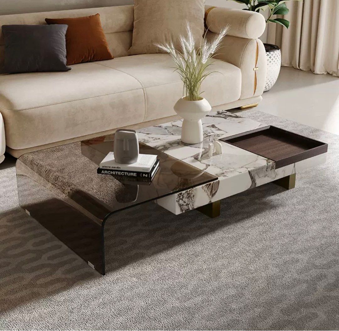 Coffee Table With Glass