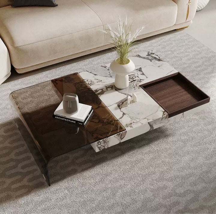 Coffee Table With Glass