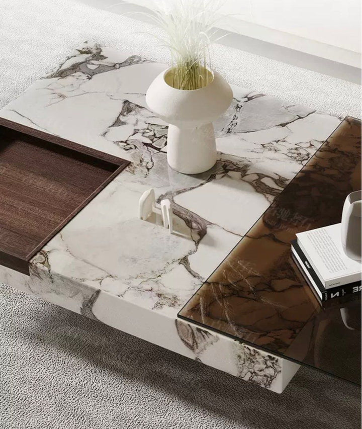 Coffee Table With Glass