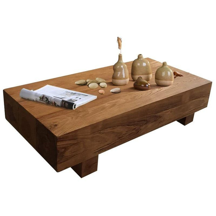 Solid Wood 4 Legs Coffee Table