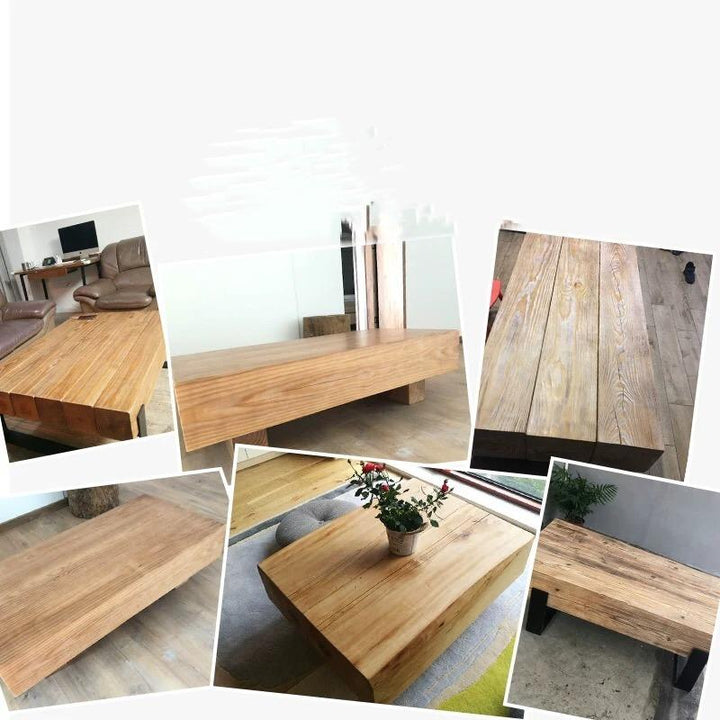Solid Wood 4 Legs Coffee Table