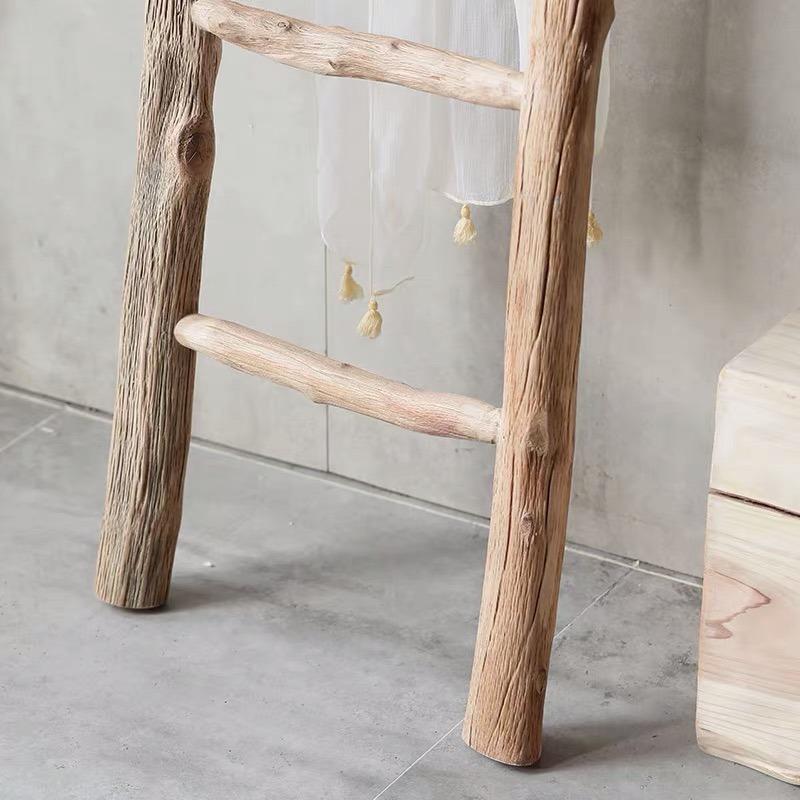Solid wood blanket ladder