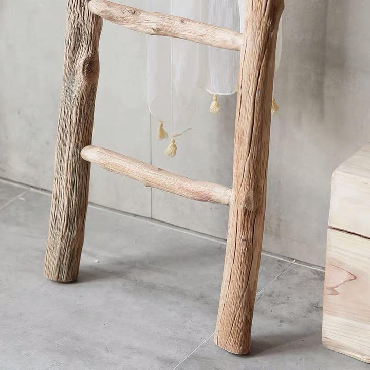 Solid wood blanket ladder
