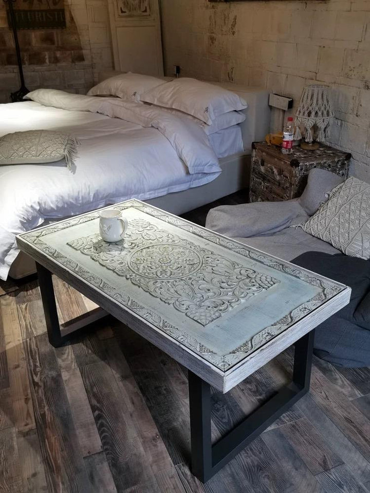 Solid Wood Crafted Accent Coffee Table