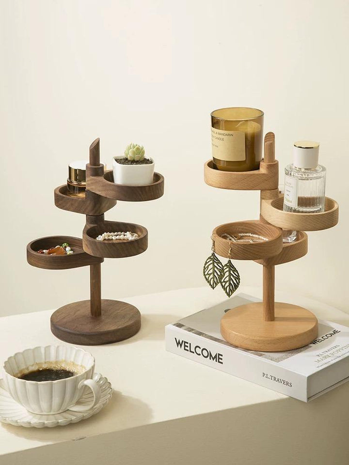 Solid Wood Stacked Jewelry Box