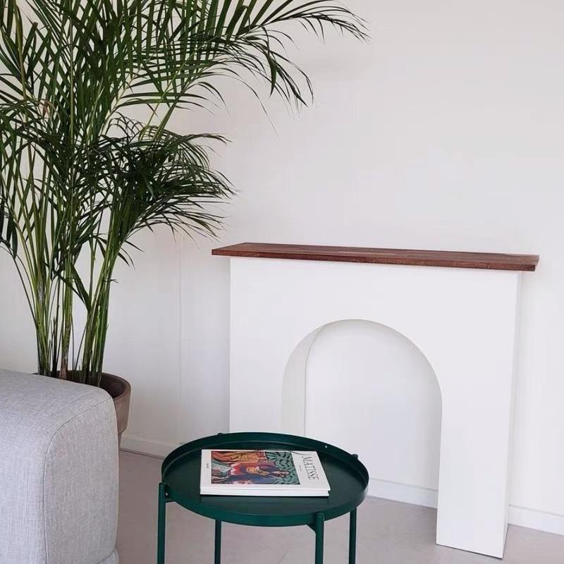 Solid Wood Top Fireplace Mantel Surround