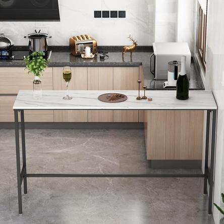 Outdoor Indoor Table SONOSA Japanese marble Rock Slab Bar Table Home and Balcony