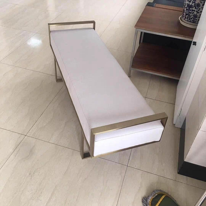 STELLA Classic Brass Ottoman Bench