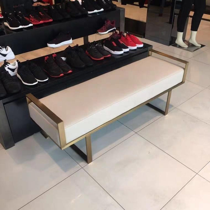 STELLA Classic Brass Ottoman Bench