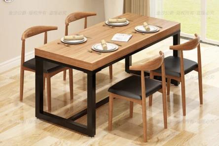 Rustic Pine Wood Dining plus Conference Table
