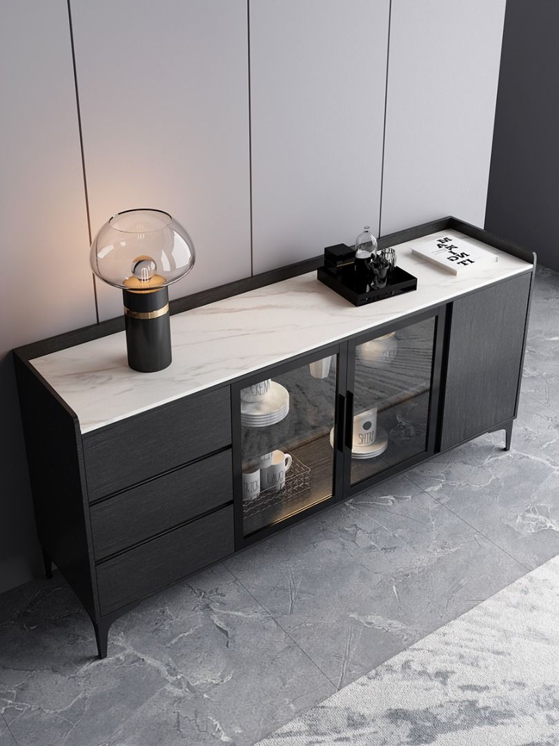 Modern Sintered Stone Sideboard