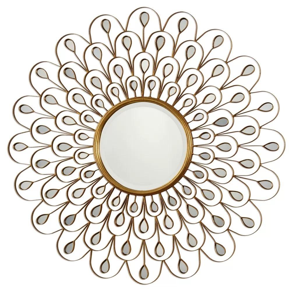 Sunburst Metal Mirror