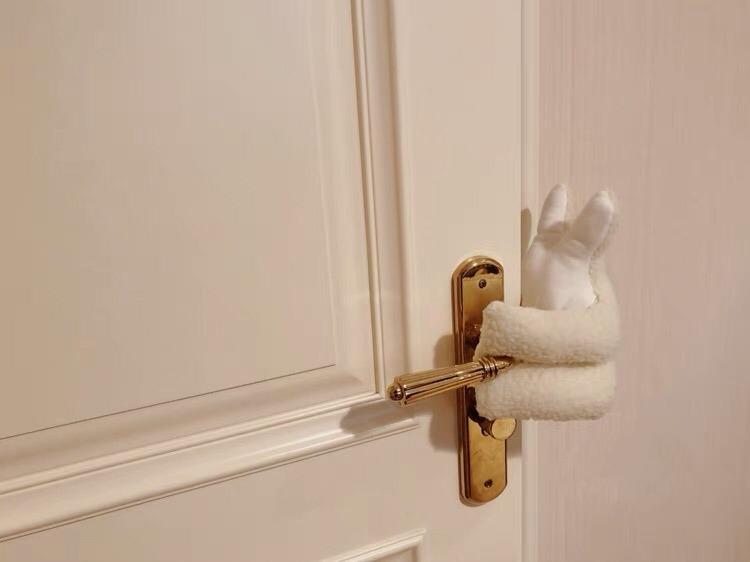 Teddy Bear Fabric Door Stopper