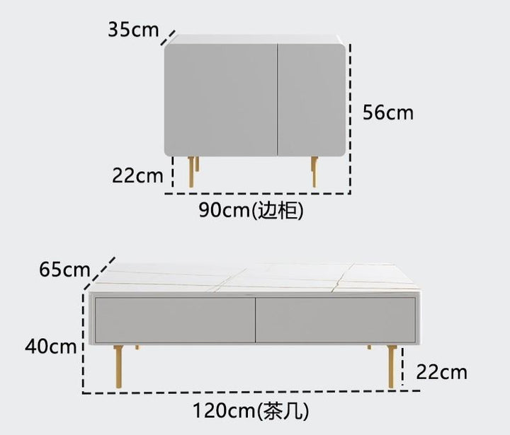 Modern Minimalist TV Console / Side Table