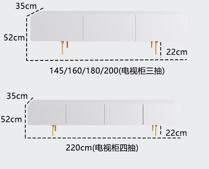 Modern Minimalist TV Console / Side Table