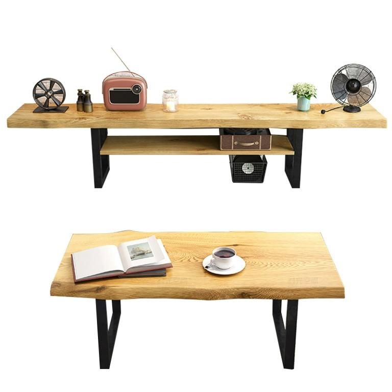 Modern Rustic TV Console in Solid Wood