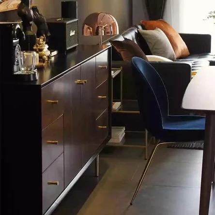 Acacia Solid Wood Sideboard Cabinet