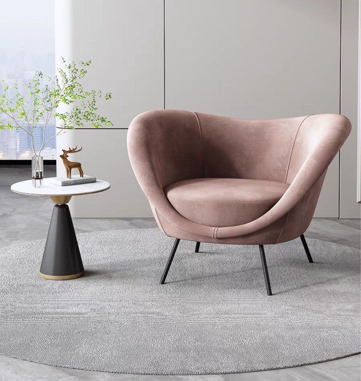 Modern Velvet Lounge Chair