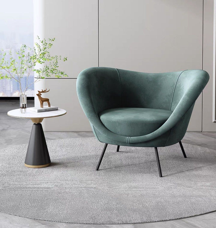 Modern Velvet Lounge Chair