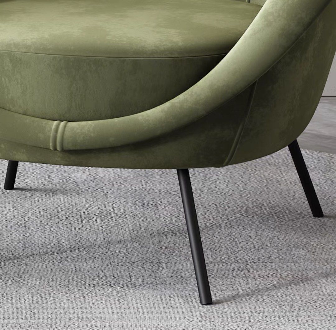 Modern Velvet Lounge Chair